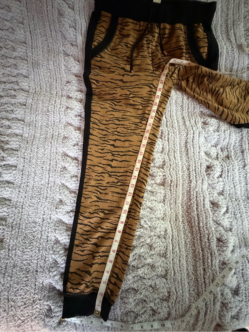 Chicos Zenergy Tiger Print Joggers - Picture 5 of 9